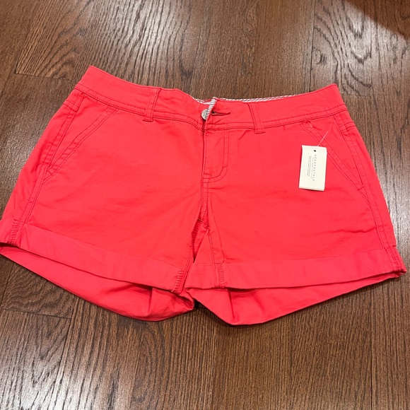 Brandy Melville Pants - Beachy coral midi 3 1/2 inch shorts size 00